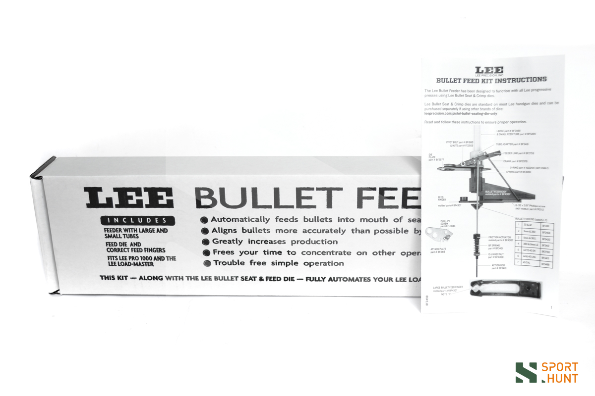 Alimentatore palle Lee Bullet Feeder calibro 9mm da .46 a .60