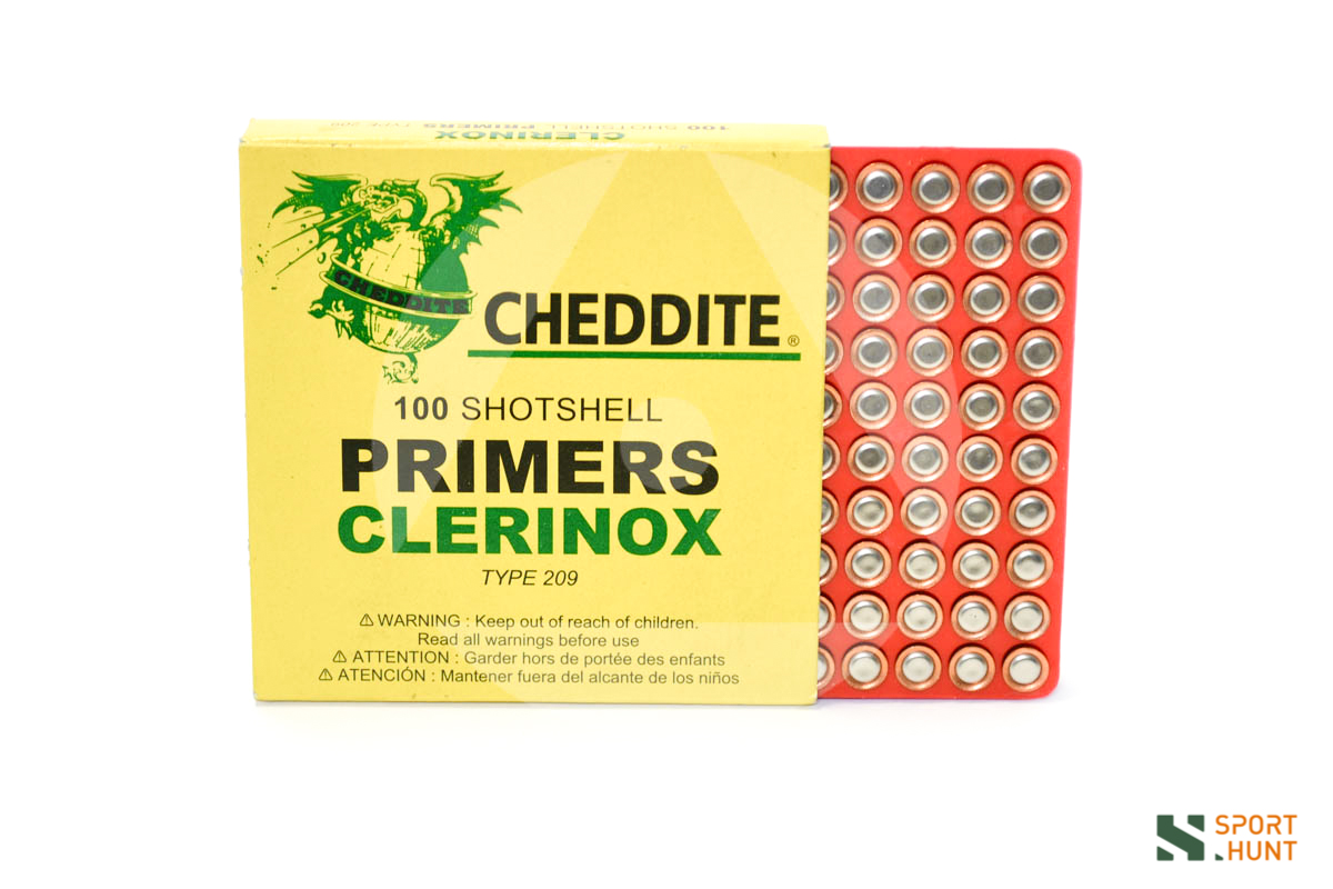 Inneschi Cheddite Primers Clerinox CX 2000 Type 209 - 100 pezzi