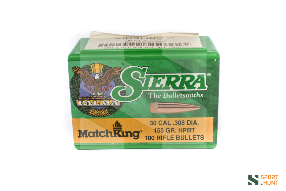 Palle ogive Sierra Palma MatchKing calibro 30 308" – 155 grani HPBT #2156 - immagine 2