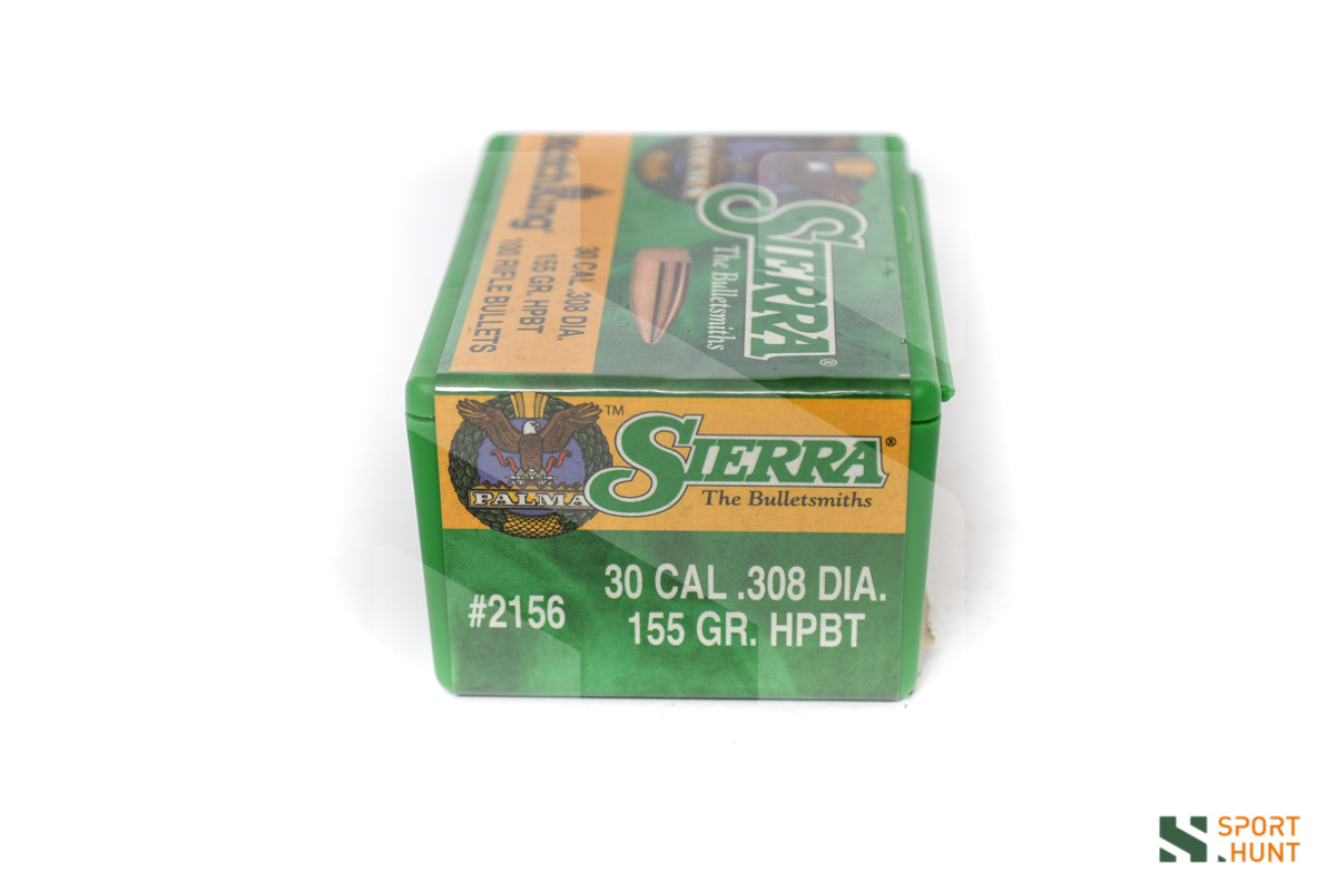 Palle ogive Sierra Palma MatchKing calibro 30 308" – 155 grani HPBT #2156