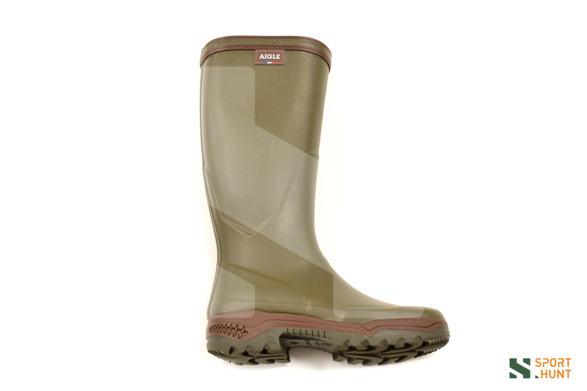 Stivale da caccia Aigle Parcours 2 Kaki logo France taglia 41