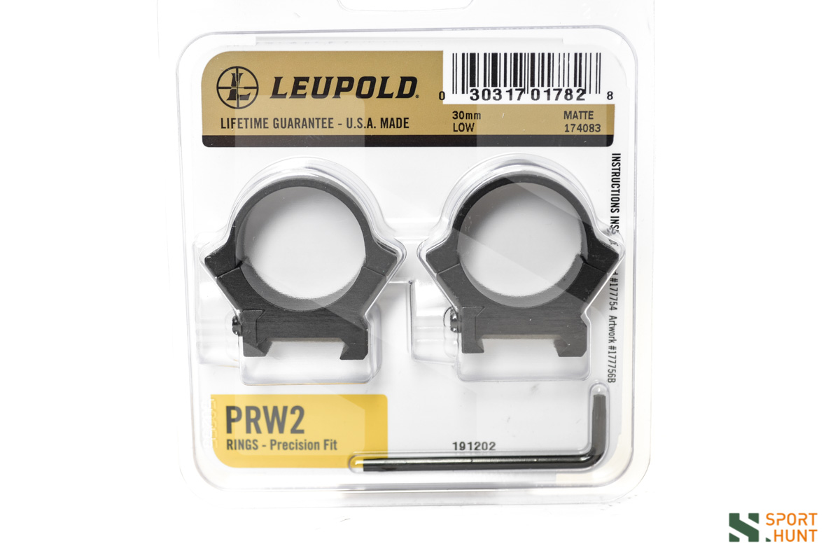 Supporti ad anello Leupold PRW2 Precision fit slitta Weaver - 30 mm - low matte #174083