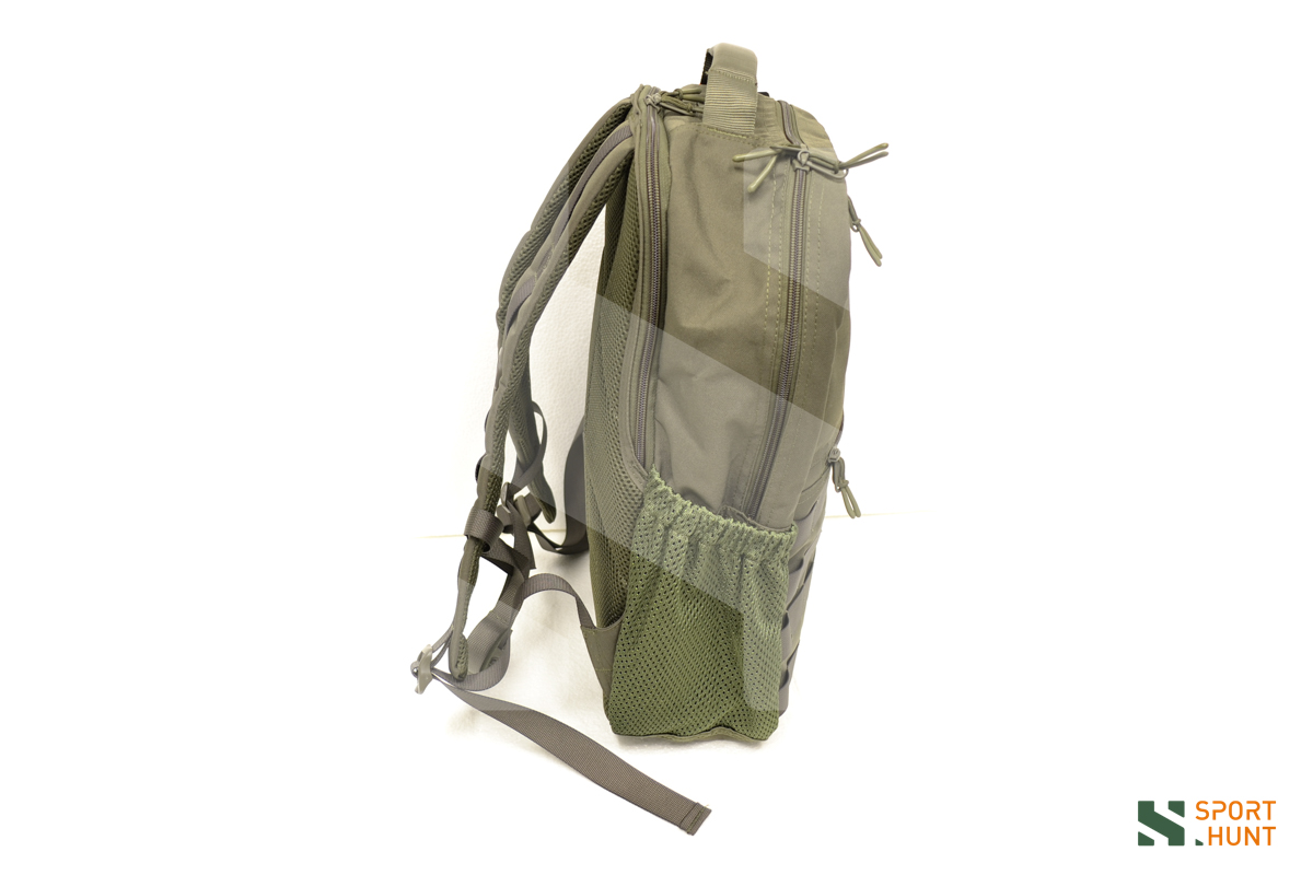 Zaino outdoor Beretta Tactical Flank Daypack verde lato