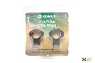 Supporti anelli Konus 25.4mm Alti #7415 per slitta da 11mm